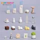 1:12 Dollhouse Kitchen Living Room Drinking Fountains Dollhouse Miniature Toy Sofa Bed Cat Desk