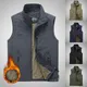 Warm Camping Fishing Vest Male Military Tactical Jacket Winter Fleece Hiking Coat Hunting Vest