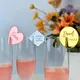 Personalized Acrylic Wedding Name Place Cards Ideas Drink Tag Drink Stirrers Engraved Glass Place