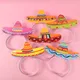 6pcs Mexican Theme Party Decorations Cinco De Mayo Party Paper Hat Headbands Fiesta Photo Booth