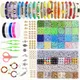 Letter Seed Bead Set Polymer Clay Alphabet Kit Soft Pottery Gift Box for Bracelet Jewelry Making DIY