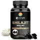 Shilajit Himalayan Supplement - 6550mg - with Ashwagandha Ginseng Saw Palmetto Maca Tribulus