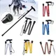 Hiking Camping Mountaineering Poles Walking Stick Telescopic Baton Trekking Poles Folding Cane