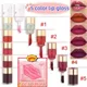 5 In 1 Matte Lipstick Kit Makeup 5-color Velvet Sexy Red Lip Tint Waterproof Non-stick Cup Lip Gloss