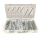 555pcs/box fasteners R type split cotter pin safety cotter wave pin Open elastic pins Hairpin Cotter