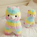 25cm Kawaii Rainbow Alpaca Plush Toy Soft Stuffed Sheep Peluches Cute Animal Dolls Kids Toys for