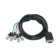 VGA to 5 BNC Cable Convert RGBHV Large Screen Matrix Video Conversion Video Cord 3m 1.8m Video