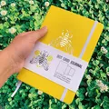 BUKE Bullet Dotted Journal Honeybee Yellow Hardcover 160gsm Thick Paper Drawing Sketchbook 160