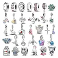 New Silver Plated Rabbits Girls Perfumes Charm Beads Pendant Fit Original Pandora Bracelets Women