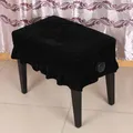 Instrument Piano Single Bench Cover Gold Velvet Piano Single Bench Cover Piano Single Bench Dust