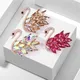 Luxury Rhinestone Swan Shaped Brooch Fashion Metal Lapel Pins for Women Sweater Scarf Jewelry