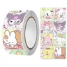 2023 New 500 Cartoon Cute Sanrio Handbill Material Stickers Melo Tikulom Laurel Dog Stickers DIY