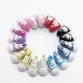 1 Pair Canvas Shoes For BJD Doll Fashion Mini Toy Shoes Sneaker Doll Shoes For Russian Doll