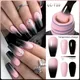 LILYCUTE Thermal Gel Nail Polish Nude Pink Winter Grey Gradient Temperature Color Changing Long