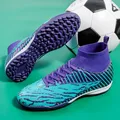 Men Soccer Tennis Shoes Sports Cleats Futsal Indoor Grass Society Football Field Boots Non Slip