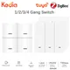 New Tuya Zigbee Smart Scene Switch 1/4Gang 3/12 Scene Switch Push Button Controller Smart Home Work