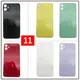 NEW Big Hole Back Glass Rear Door Replacement Housing Case For iPhone 11 Battery Back Cover Glass