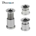 1/5pcs Bicycle Single Double Triple Chainset Nuts 6.5/8.5mm Carbon Steel Nickel Plated Chainring