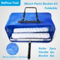 4PCS/set 18inch Paint Bucket kit Paint Roller Paint Tray kit for Wall Decoration Wave pattern