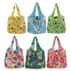 Reusable Shopping Bags Foldable Large Size Women Shopping Bags Totes Heavy Duty Washable Cloth