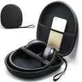 Custodia per cuffie Custodia per cuffie antiurto Capacità Contenitore per auricolari portatile Forniture da viaggio aziendali Nero