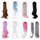 1/3 Doll Wig Quality Doll Accessories Black White Red Brown Pink Green Blue Color Doll Hair Straight