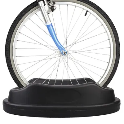 Professional Black Bicycle Bike Front Wheel Pad Support Block For Indoor Bike Trainer Fixed Mount Mountain Bicycle Accessories