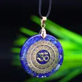 Orgonite Necklace Energy Pendant Healing Reiki Rose Quartz Lapis Lazuli Natural Stone Chakra