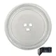 9.6" Microwave Plate Replacement Microwave Glass Turntable Plate 245mm Rotating Glass Universal