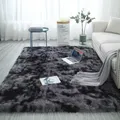 Gray Carpet for Living Room Plush Rug Bed Room Floor Fluffy Mats Anti-slip Home Decor Rugs Soft