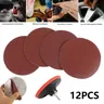 12pcs Sanding Discs Alumina Sanding Pads 60/80/120/240 Grit Sanding Paper Quick Change Sanding Sheet