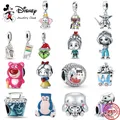 New 925 Sterling Silver Snow White Strawberry Bear Disney1992 Charms Bead Fit Original Pandora