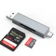 2in1 USB/Type-C Card Reader USB 2.0 SD/Micro SD TF OTG Smart Memory Card Adapter for Laptop USB2.0