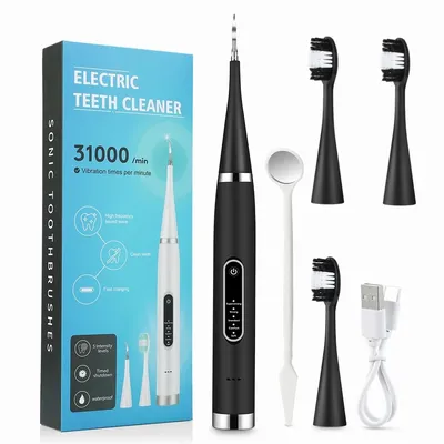 Sonic Electric Whitening Teeth Tartar Cleaner Dental High Frequency Vibration for Calculus Plaque
