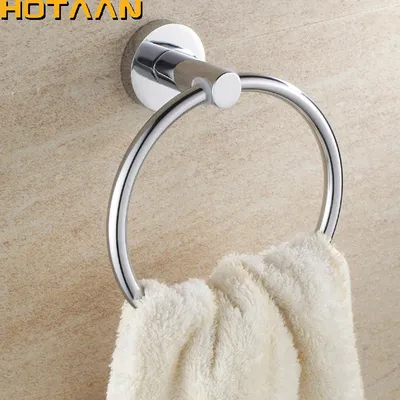 HOT SELLING, ., Bathroom towel holder, Stainless steel Wall-Mounted Round Towel Rings ,Towel Rack,YT-10991