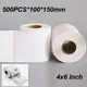 500PCS 100*150mm Thermal Shipping Labels 4x6 Inch For DHL UPS FedEx Self-Adhesive Stickers Stack