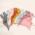 Baby Cotton Muslin Comforter Blanket Soft Newborn Sleeping Dolls Cute Cat Kids Sleep Toy Soothe