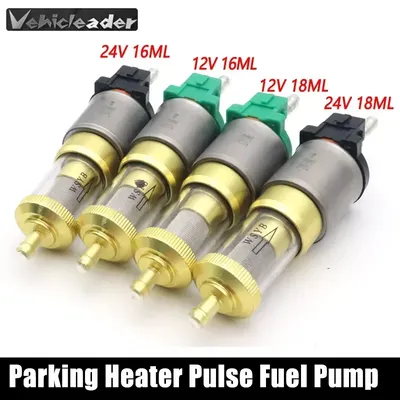 Car Diesel Heater Oil Fuel Pump 18ML16ML Pulse Metering Gas Inline Air Heater Electric Pump Kit for Webasto Eberspache 2KW- 8KW