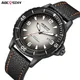 22mm High Quality Leather Strap Casual Watch for Men Diving Sports Watch Luminous Date Quartz Wrist