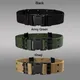 5.5CM Wide Army Belt Tactical Military Nylon Waist Belts Quick Release Hunting Training Strong Metal