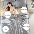 100% Simulation silk bedding set Home Textile King size bed set bed clothes duvet cover flat sheet