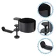 over The Head Headphones Cup Holder Hook Headset Hanger Earphone Stand for Desk Gaming