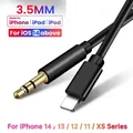 Ligntning to 3.5mm Jack Aux Cable Car Speaker Headphone Adapter for iPhone 14 13 12 11 Pro Audio