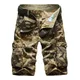 No Belt Camouflage Camo Cargo Shorts Men 2024 New Mens Casual Shorts Male Loose Work Shorts Man