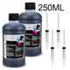 250ml Black Refilled Dye Universal Ink Kit Compatible for HP Canon Epson Brother Deskjet Printers