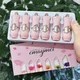 6 Sticks Transparent Moisturize Jelly Dried Flower Temperature Change Lipstick Crystal Clear