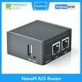 Friendly NanoPi R2S Router Oficial Metal Shell OpenWrt System RK3328 Mini Router Dual Gigabit Port