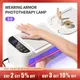 1pc LED Hand Pillow Light Therapy Lamp UV Glue Dryer Fast Nail Dryer Nail Polish Curing UV Lamp