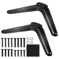 2pcs Universal TV Base Pedestal Feet TV Stand Mount Table Top Desktop Bracket Accessories With Screw