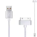 Cavo USB ricarica rapida per iPhone 4 4s 3GS 3G iPad 1 2 3 iPod Nano touch 30 Pin adattatore per caricabatterie originale cavo di sincronizzazione dati 1m 1.5m